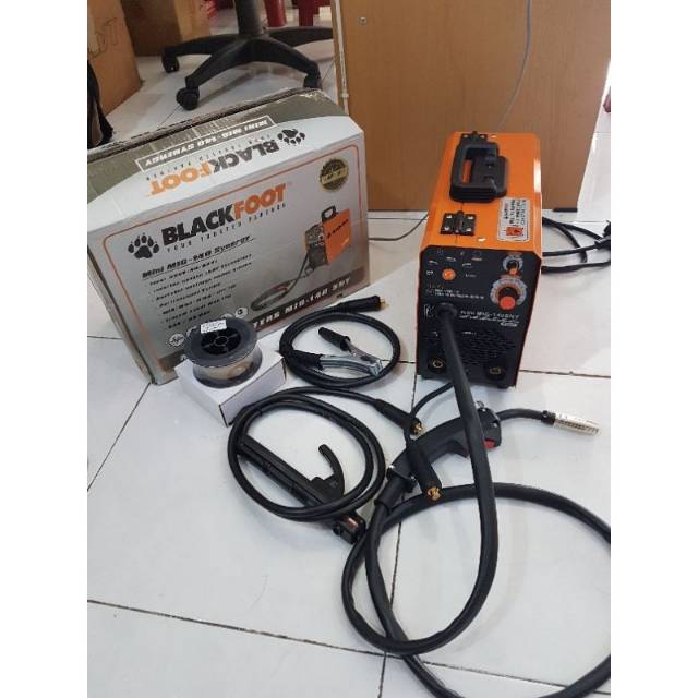 Blackfoot MIG-140 mig 140 mesin las co gasless tanpa gas + kawat