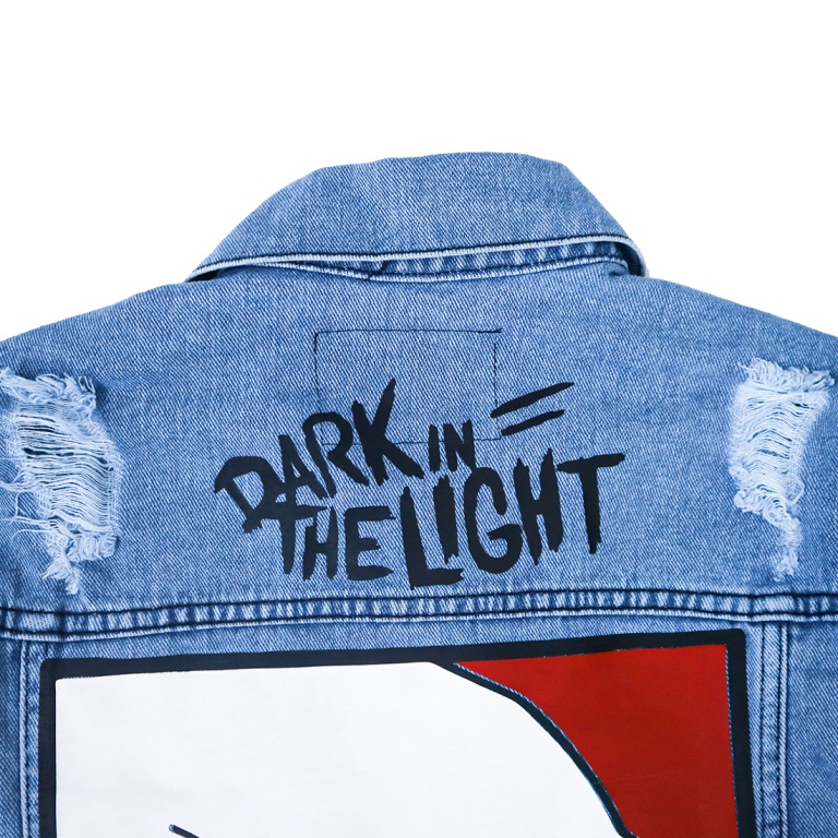 PAPAGO - JAKET JEANS - JAKET DENIM PRIA -  LIGHT IN THE DARK