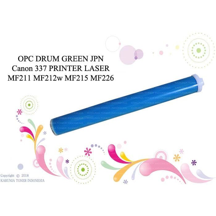 OPC DRUM GREEN JPN Canon 337 PRINTER LASER mf211 mf212w mf215 mf226