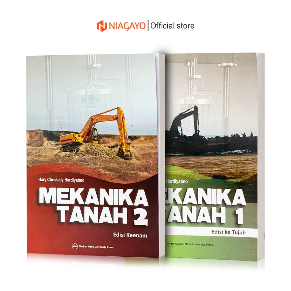 Buku Teknik Mekanika Tanah 1 dan 2 Hary Christady Hardiyatmo Edisi Ke 7 dan Ke enam