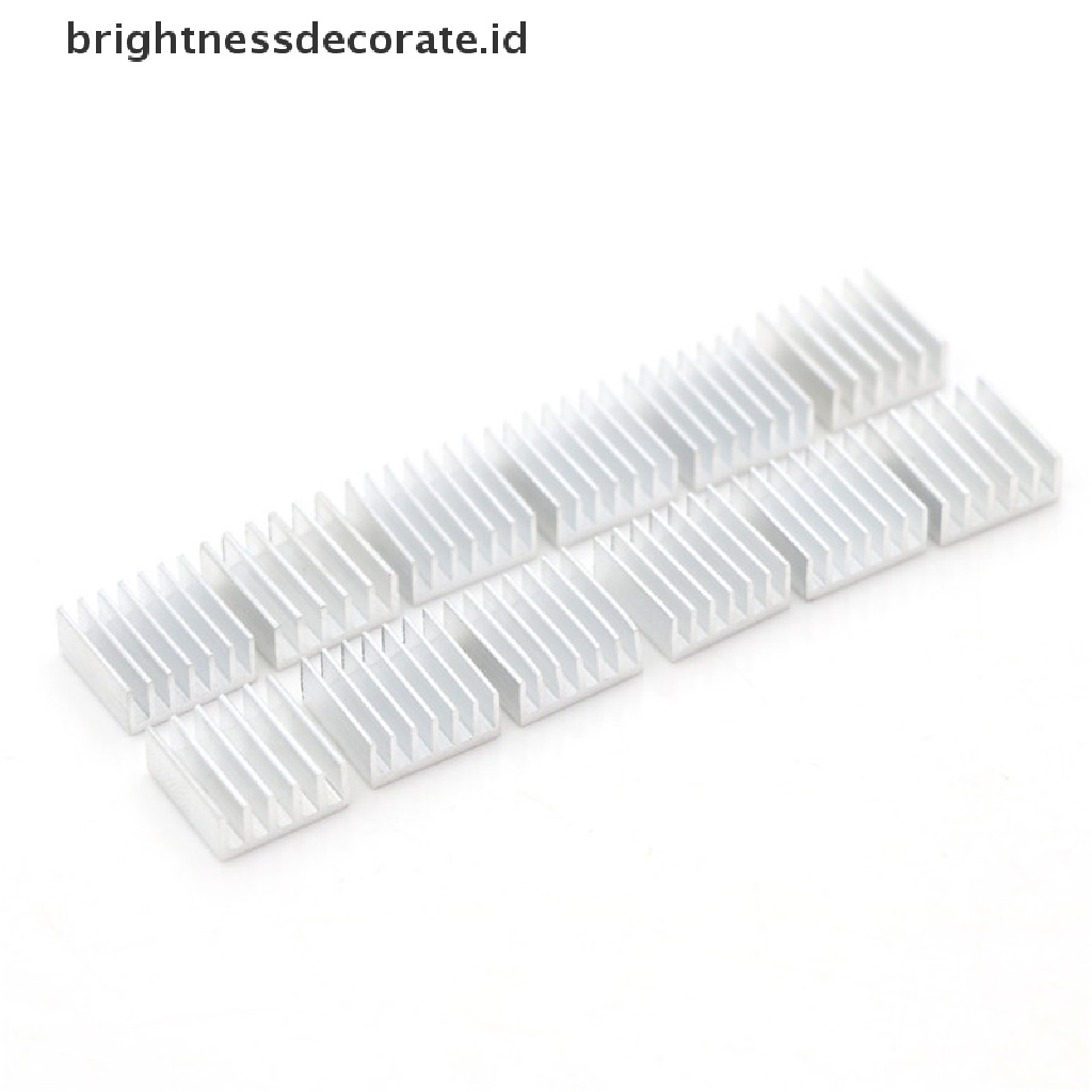 12 Pcs Pendingin Anodized Heatsink Ukuran 14x14 X 6mm  0 0 0 0 0