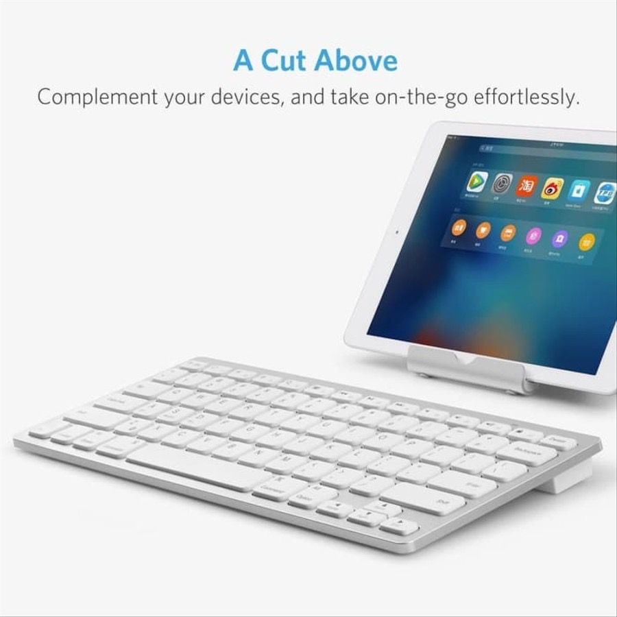 Anker Keyboard Bluetooth Ultra Slim - SKU : A7726 - Garansi Resmi 18 Bulan