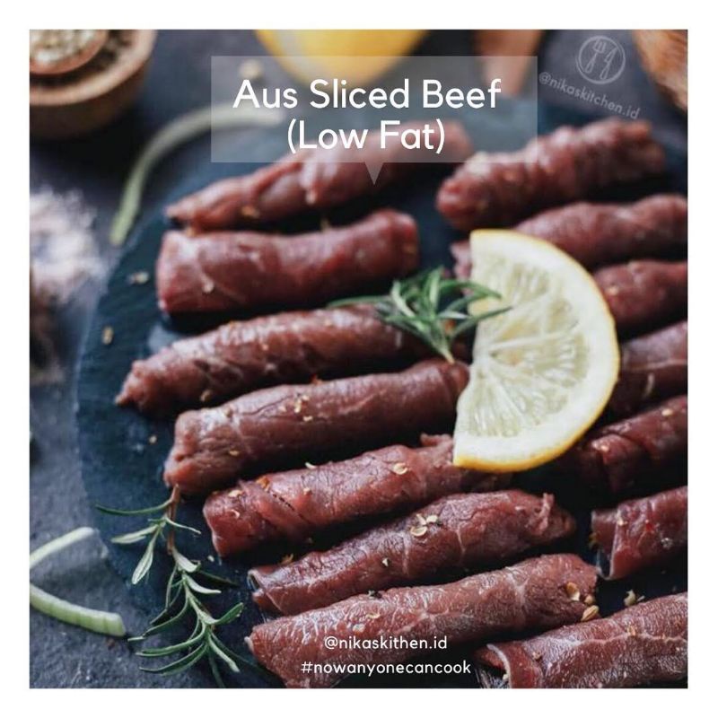 

AUS Sliced Beef 500gr (low fat)