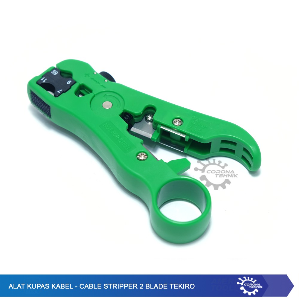 Alat Kupas Kabel - Cable Stripper 2 Blade Tekiro PL-CB1694