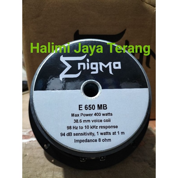 SPEAKER 6 INCH SPEAKER ENIGMA 650 SPEAKER MIDRANGE