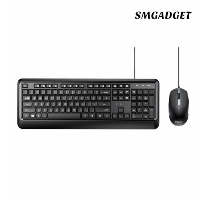 Robot KM2600 Keyboard & Mouse Kabel Komputer / Laptop Combo New KM2500
