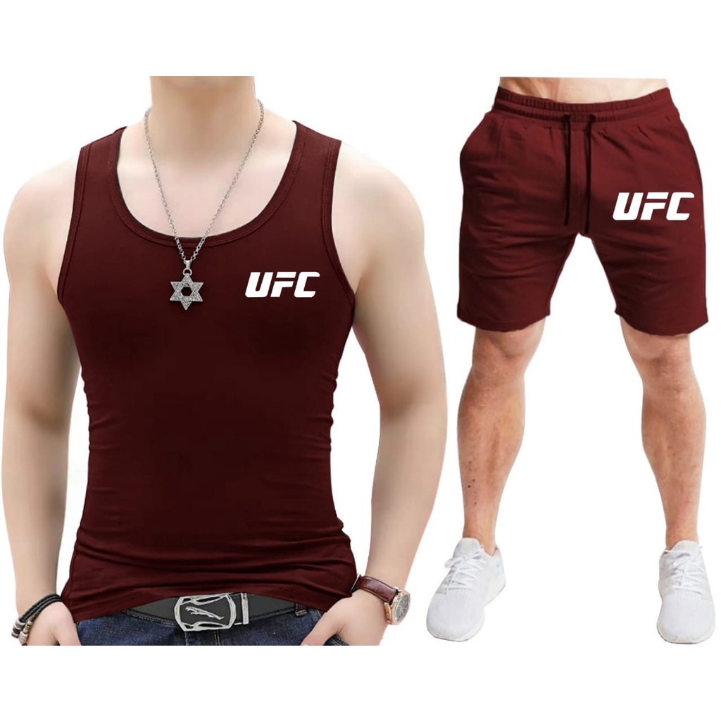 ALIPIO - setelan UFC / celana pendek pria / kaos / kaos pria / celana pendek