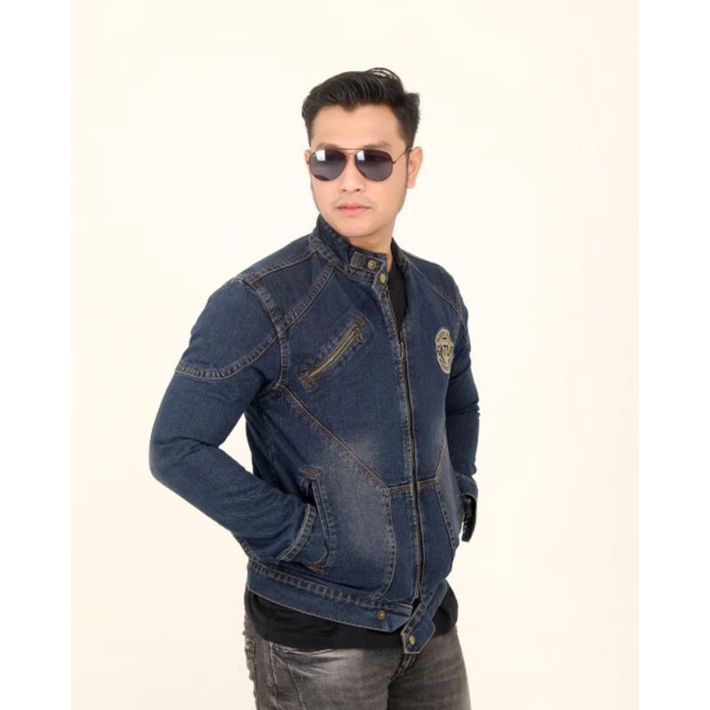 TURUN HARGA ! Jaket Jeans Pria 71 Bordir The Berry - Jaket Denim Terlaris - Jaket Pria Terbaru - Jaket Jeans Casual - Jaket Denim Terlaris