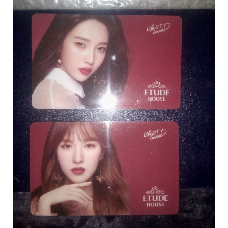 RED VELVET x ETUDE HOUSE Photocard Matte Chic Lip Lacquer
Irene Wendy Joy Seulgi