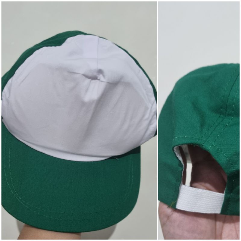 Topi SD | Topi MI | Topi Merah Putih | Topi SD Merah | Merah Putih logo Biru | Hijau Putih