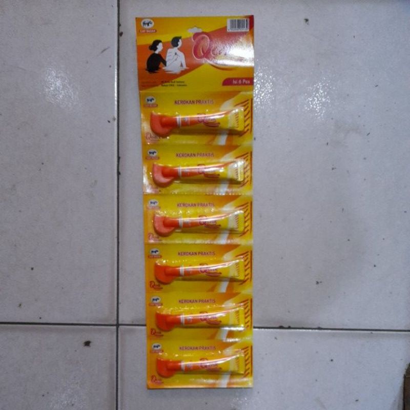 QERIK CAP BADAK kerokan praktis balsam hangat panas plus alat kerok / kerik masuk angin praktis