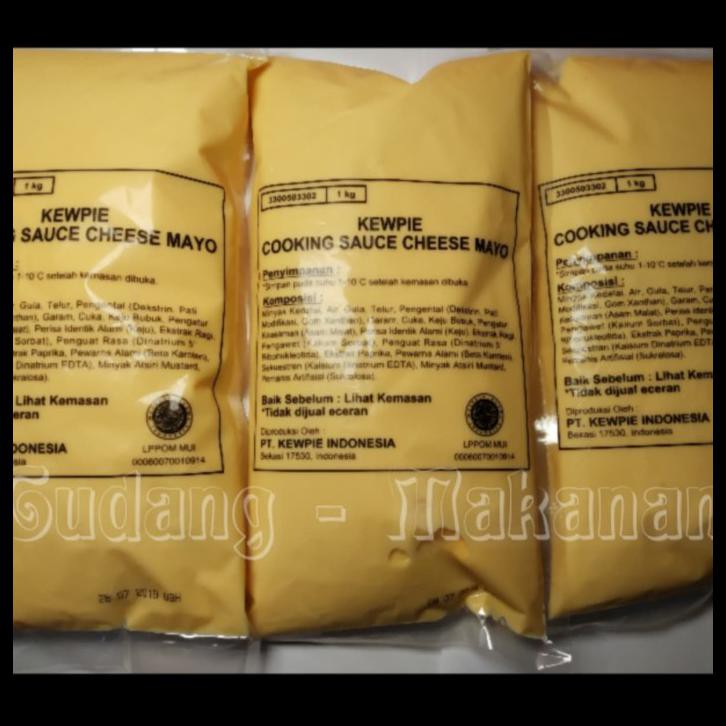 

Kewpie Cooking Sauce Cheese Mayo 1Kg - Pack Standard