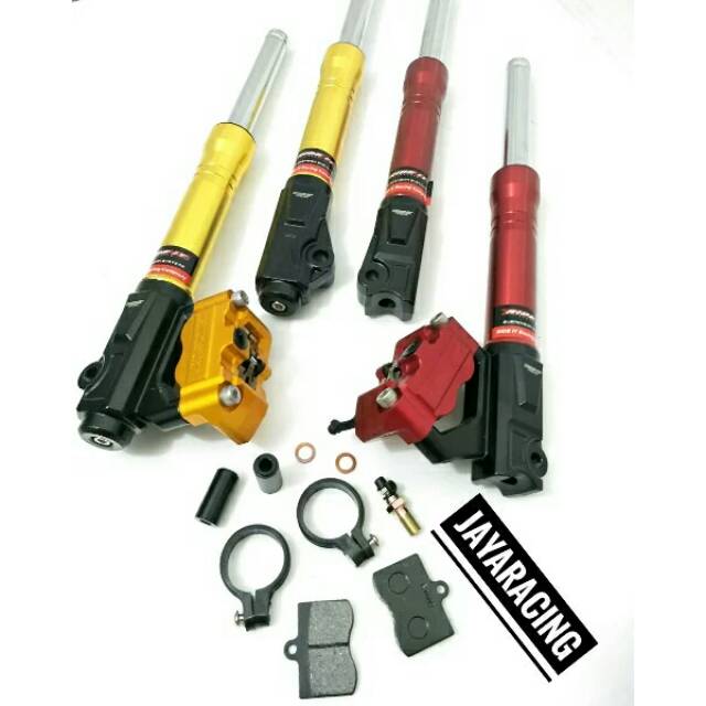 upside Down Mio J xride xeon soul Gt mio M3 Mio soul Sepaket plus kaliper siap pakai siap pasang