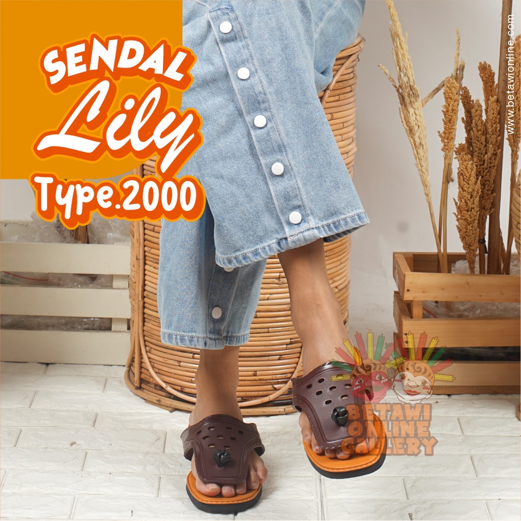 Sendal / Sandal Lily Type 2000 / Type Pitung Karet