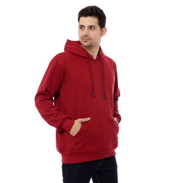 Hoodie mtbs pullover merah maroon