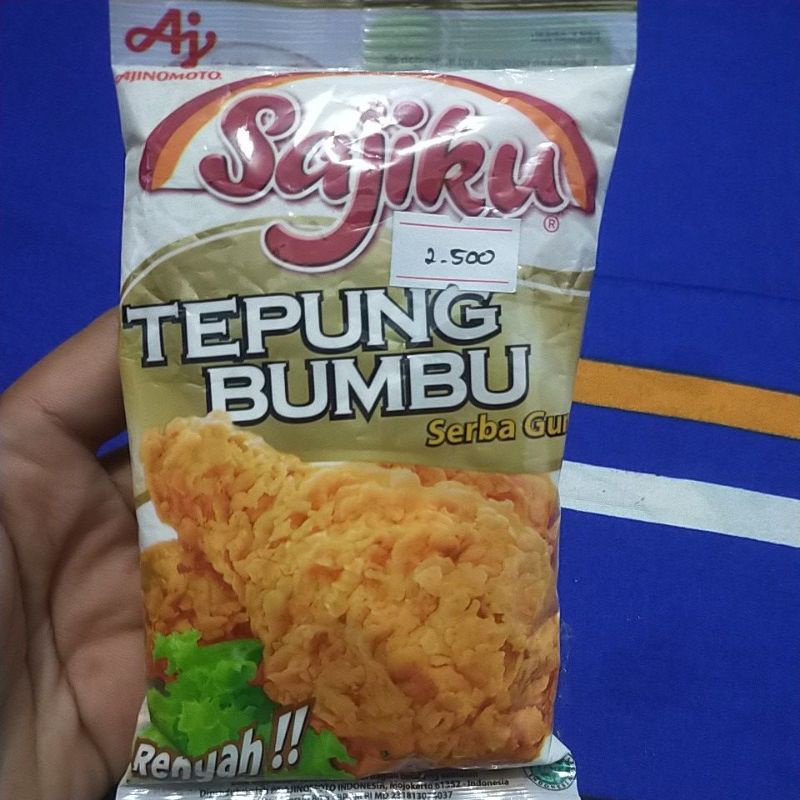 

sajiku tepung bumbu 75 gr isi 10pcs