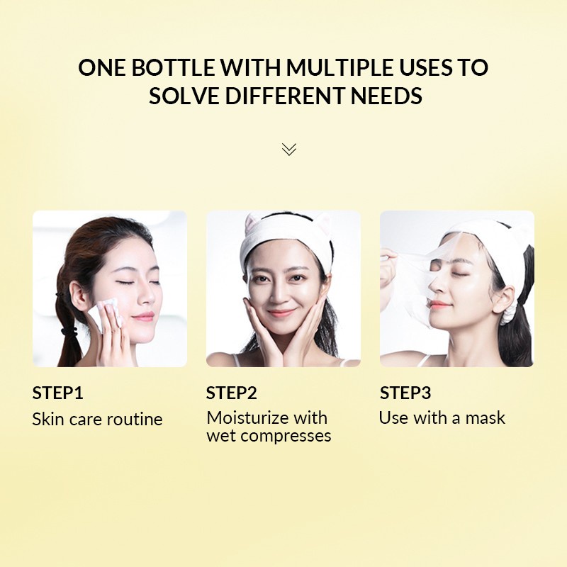 READY【BPOM】BIOAQUA 24k Gold Skincare Essence Toner Wajah Hydrating Toner Glowing 100ml | 300ML