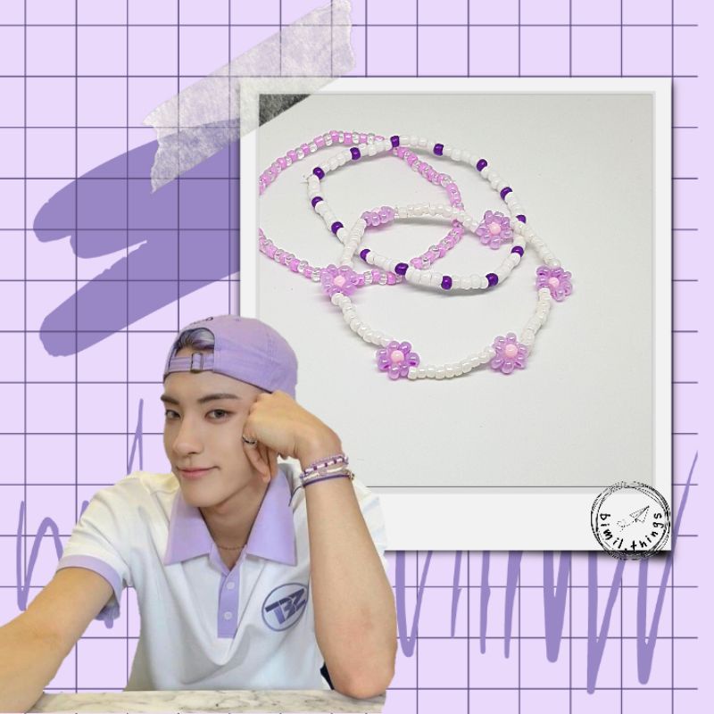 THE BOYZ Eric Inspired Bracelet | CUSTOM Gelang KPOP | ONE SET Eric The Boyz Bracelet | Gelang Eric 