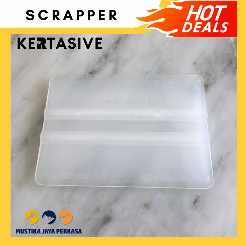 Kape Scrapper Rakel Kertasive PVC Interior Film Perata Lapisan Furniture Plastik Kuat Awet