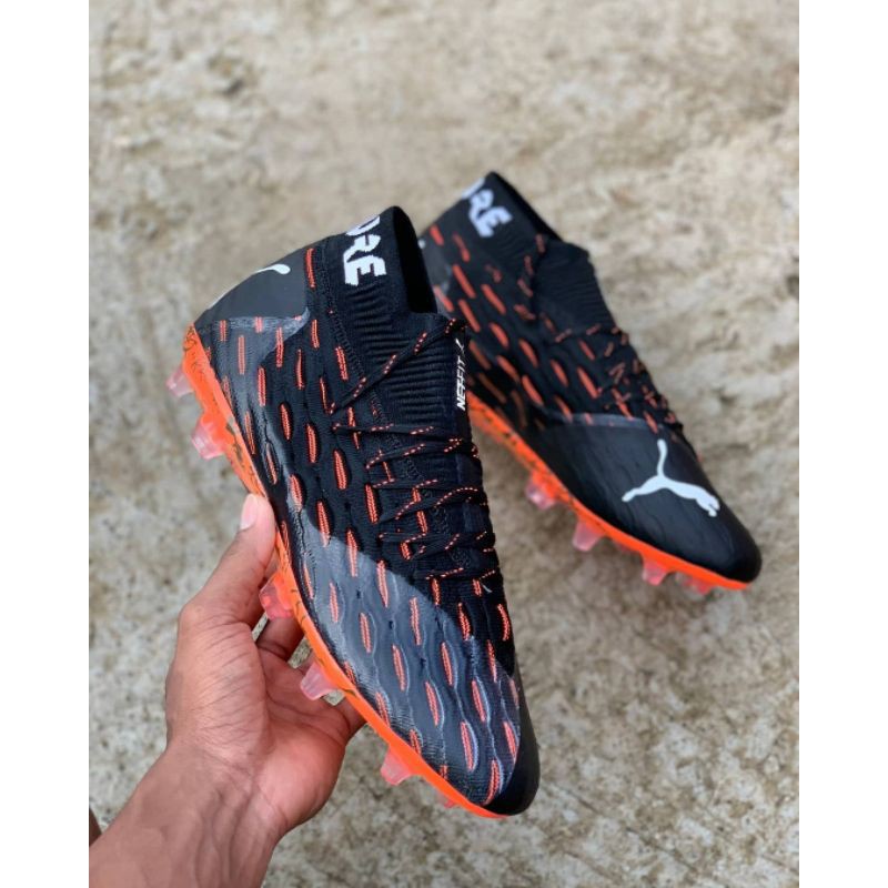 Jual Puma Future 6 1 Netfit Puma Black Orange Shopee Indonesia