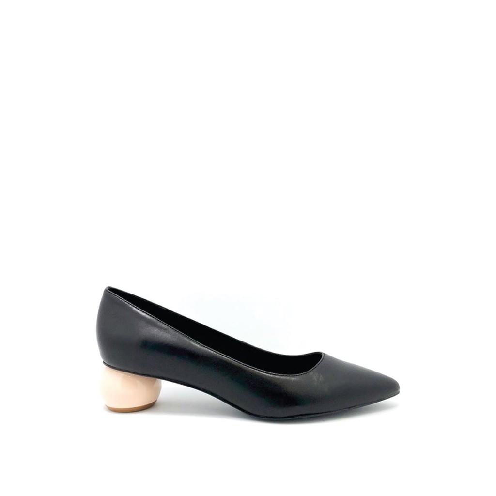 Martina Pink Sepatu Heels Wanita 5 cm 1806-01 Black