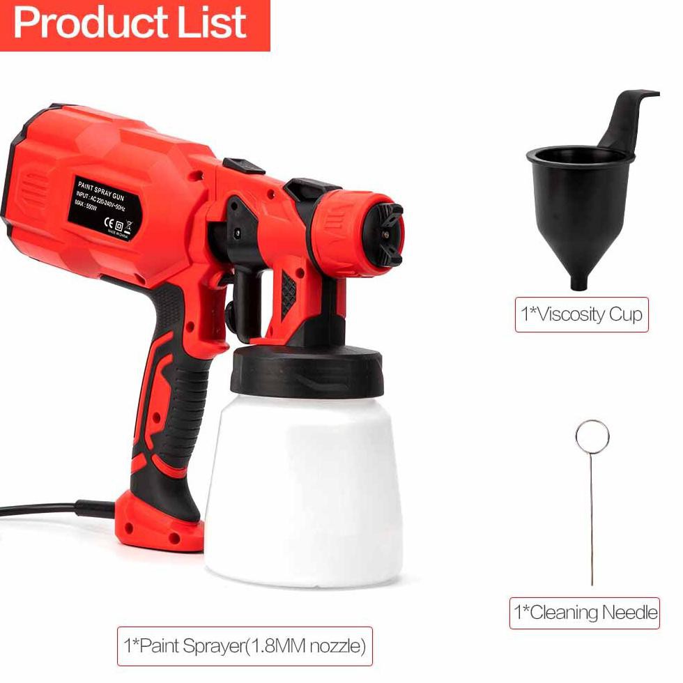 Pistol Semprot Cat Dinding Pestisida High Power Spray Gun 1.8mm 800ml 550W - Z43111