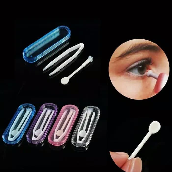 Penjepit Softlens / Jepitan Softlens / Penjepit Soflen / Spatula Softlens / Alat Pasang Softlens