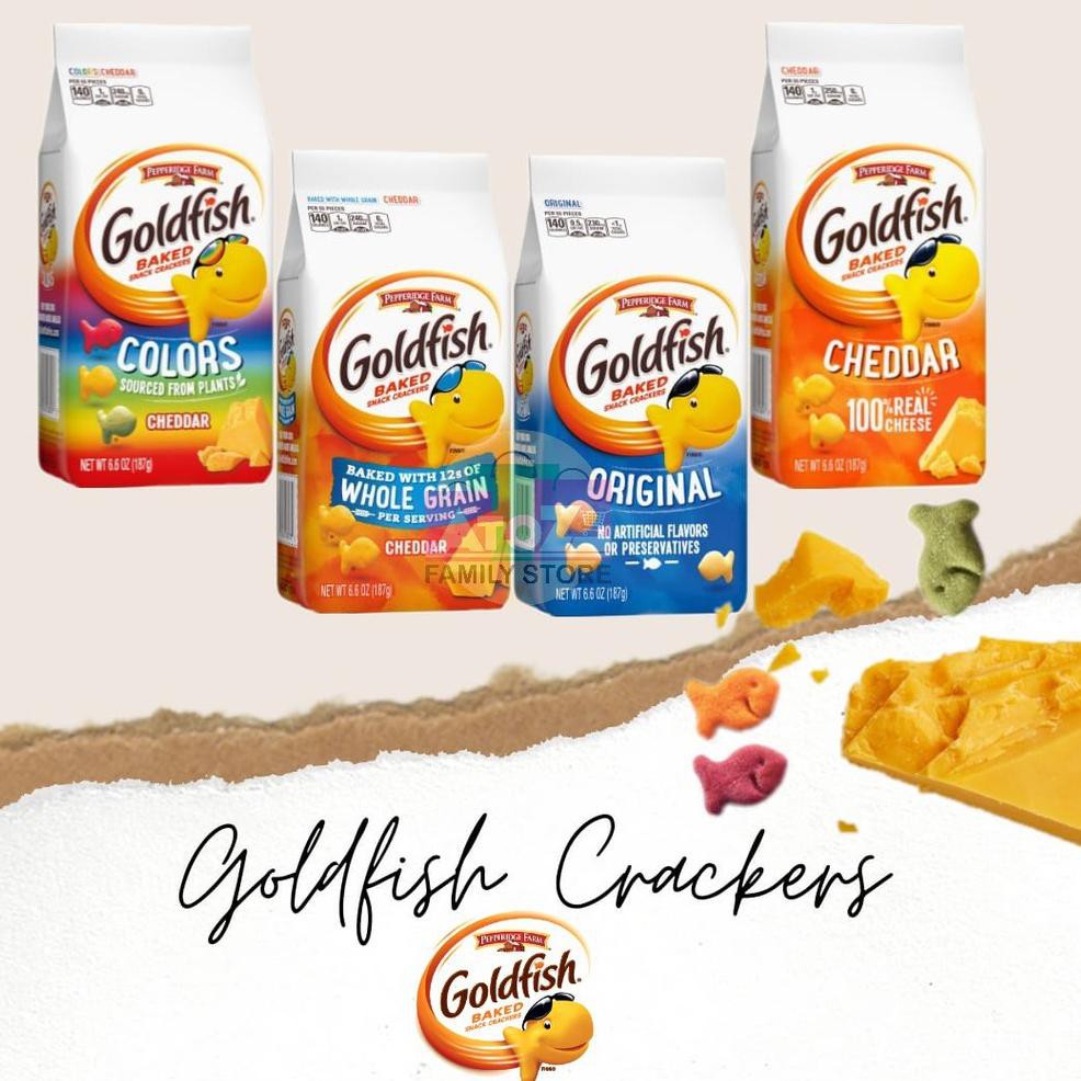 

iI5Code Pepperidge Farm Goldfish Baked Snack Crackers 187gr A2S9 (ready)