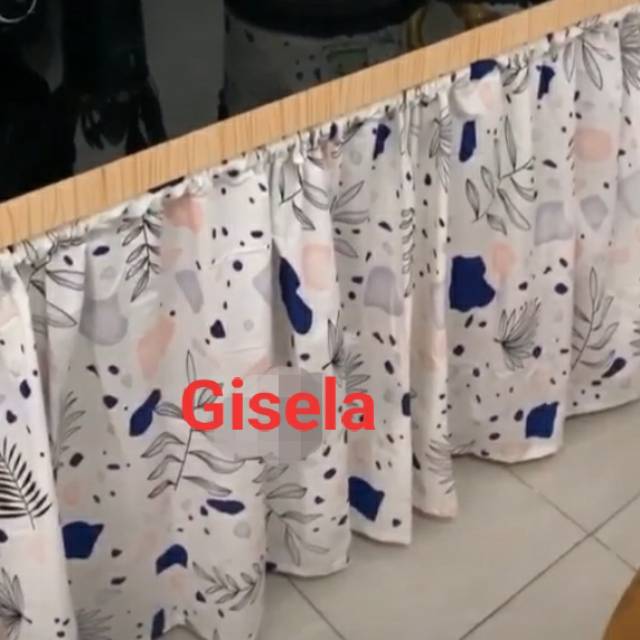 gorden kolong dapur tanpa poni