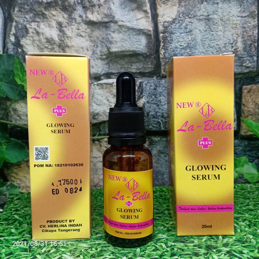 Serum Labella Glowing 20ml - Serum Wajah Labella Gold
