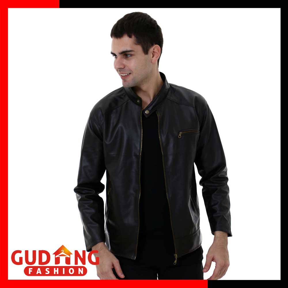 Jaket Kulit Pria Casual Modis - JAK 2087