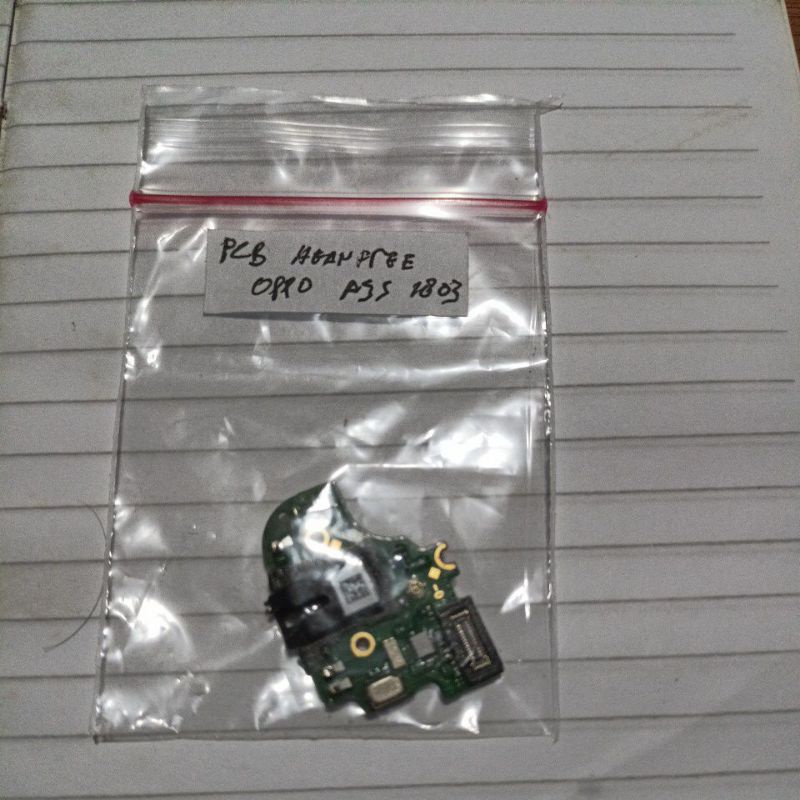 PCB Headfree dan mic tlp oppo a3s