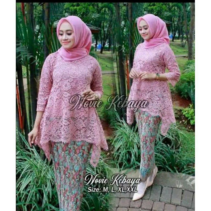 SET KEBAYA BRUKAT RINJANI  KEBAYA MODERN KEBAYA WISUDA KEBAYA PESTA