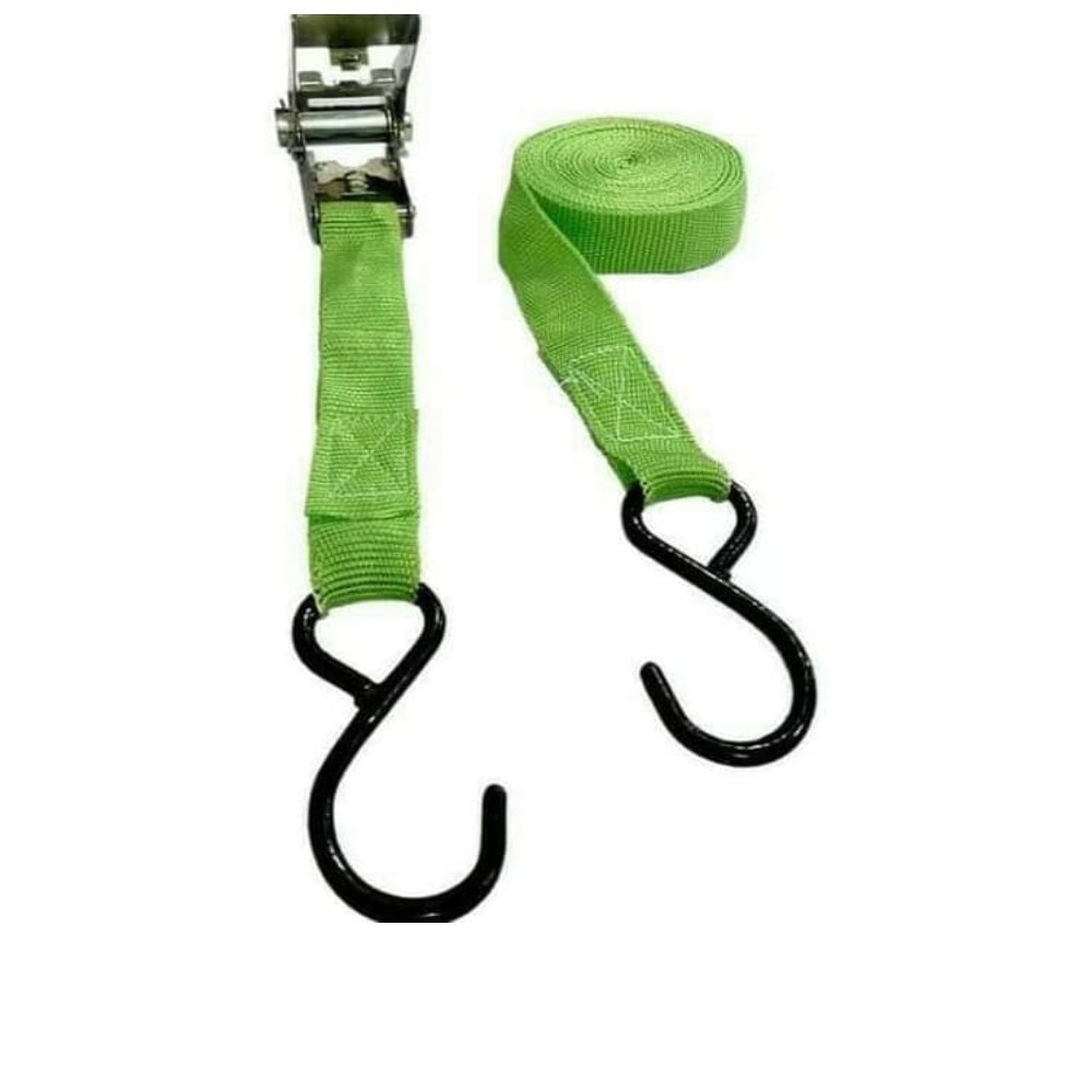 Tali Pengikat Barang Motor Webbing Nankai Cargo Lashing Belt Ratchet Tie Down Trackbelt 1x5M 5 Meter