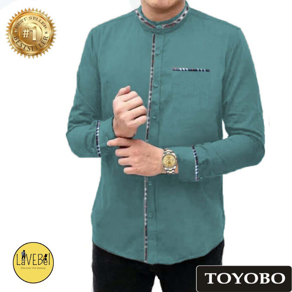 LVB Baju Koko TOYOBO/Kemeja Koko Lengan Panjang/Baju Muslimin/Kurta Pakistan/Qurta/Muslim Pria/14747