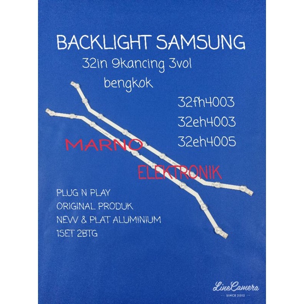 LAMPU BACKLIGHT SAMSUNG UA-32FH4003R UA-32FH4003 BL LED SAMSUNG AU 32FH4003 UA 32EH4003 UA 32FH4003R