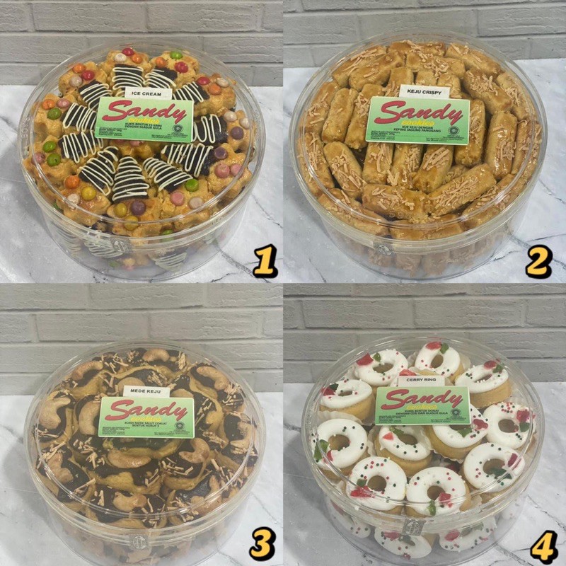

SANDY COOKIES REGULAR (HIJAU) TOPLES TIN SEDANG (Exp PANJANG) NASTAR / KASTENGEL / SAGU KEJU / LIDAH KUCING / PUTRI SALJU / SALJU MEDE / ALMOND CLASSIC / KEJU CRISPY / CHOCO CHEESE MEDE / BLUEBERRY RING / KUE JAKARTA IMLEK LEBARAN IDUL FITRI