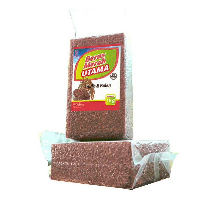 

beras merah organik merk utama 1 kg