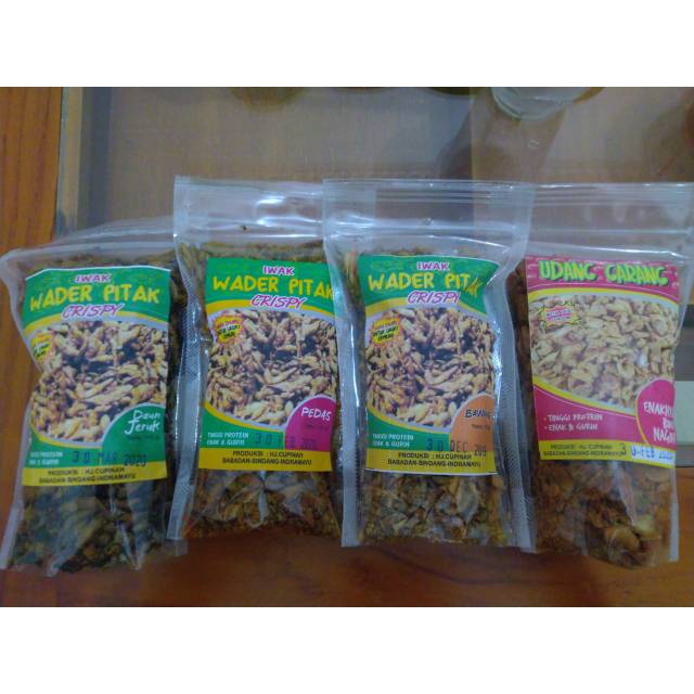 

Wader Pitak Crispy&Udang Garang Crispy Jajanan Khas Indramayu