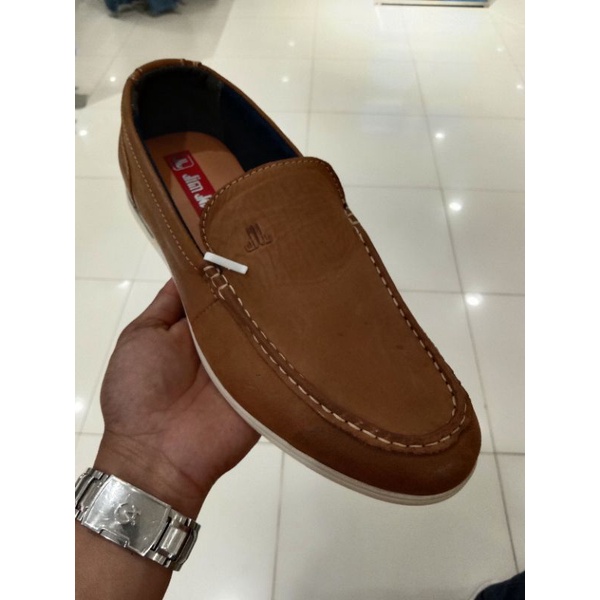 SEPATU MOCASSIN KULIT BRAND JIM JOKER ORIGINAL