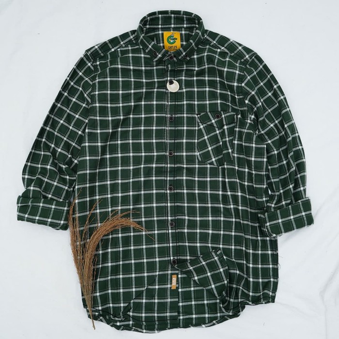 Kemeja Flanel Pria Fashion Atasan Baju Cowok Kemeja Pria Bahan Adem Distro Z7U8 Atasan Pria Casual