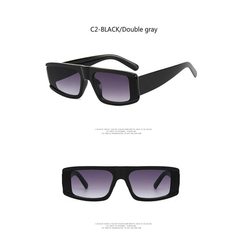 Fashion European and American square personality retro men's and women's sunglasses