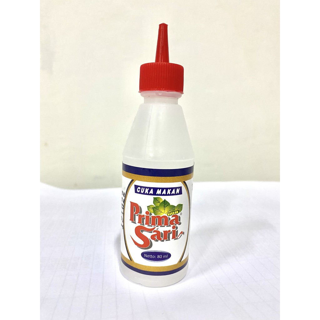 

Cuka Botol Prima Sari ukuran 80 mililiter