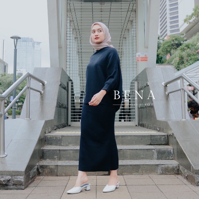 STELAN BATWING+ROK RAJUT PANJANG /ONE SET OUTHER KALONG LASPERAL-TERMURAH/atasan rajut wanita