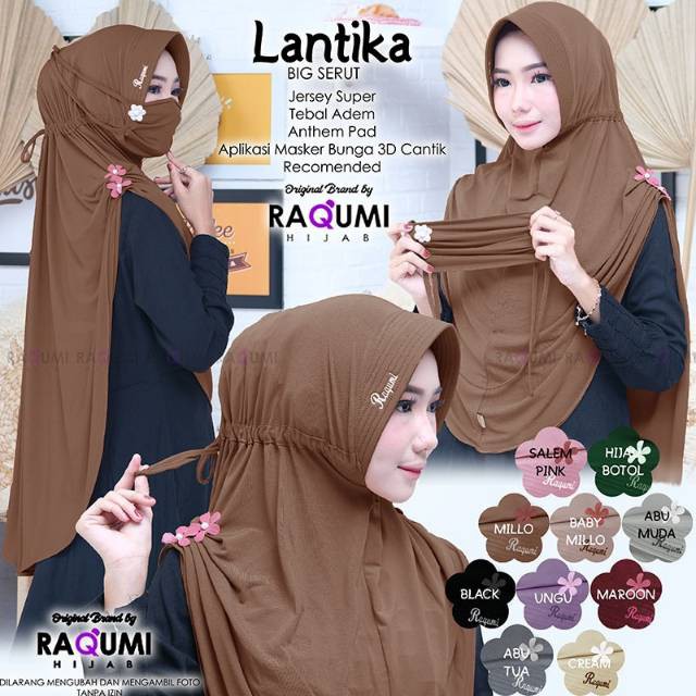 HIJAB INSTANT LANTIKA ORI AHFIILL / FARRAH HIJAB