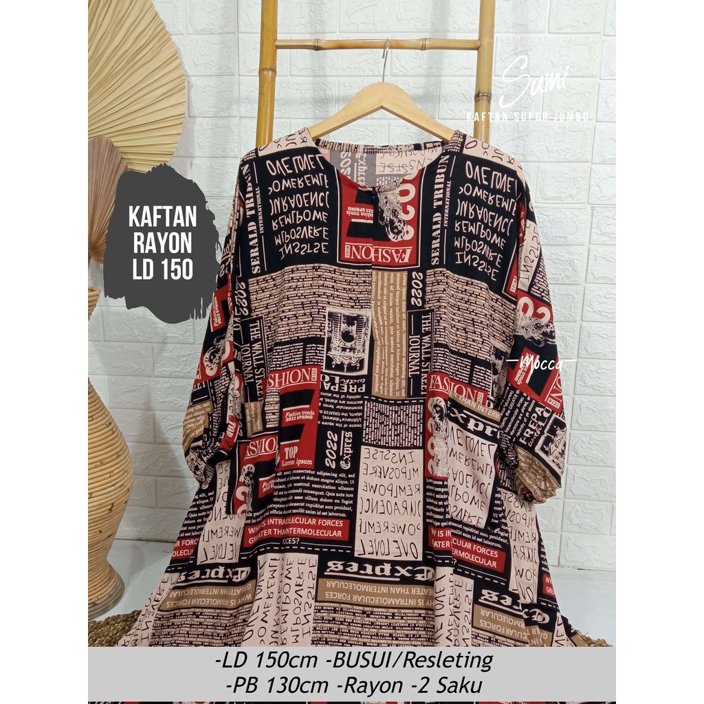 LD 140cm (40 Motif) Daster SUPER JUMBO dan Daster Kaftan LD 150cm Ruffle (Part 1) Daster Rempel JUMBO Daster Viral-3