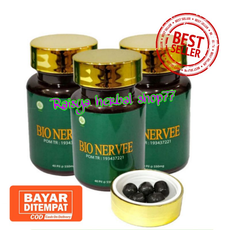 BIO NERVEE BIO NERVE |Bio Nervee isi 40 Butir 100% Original