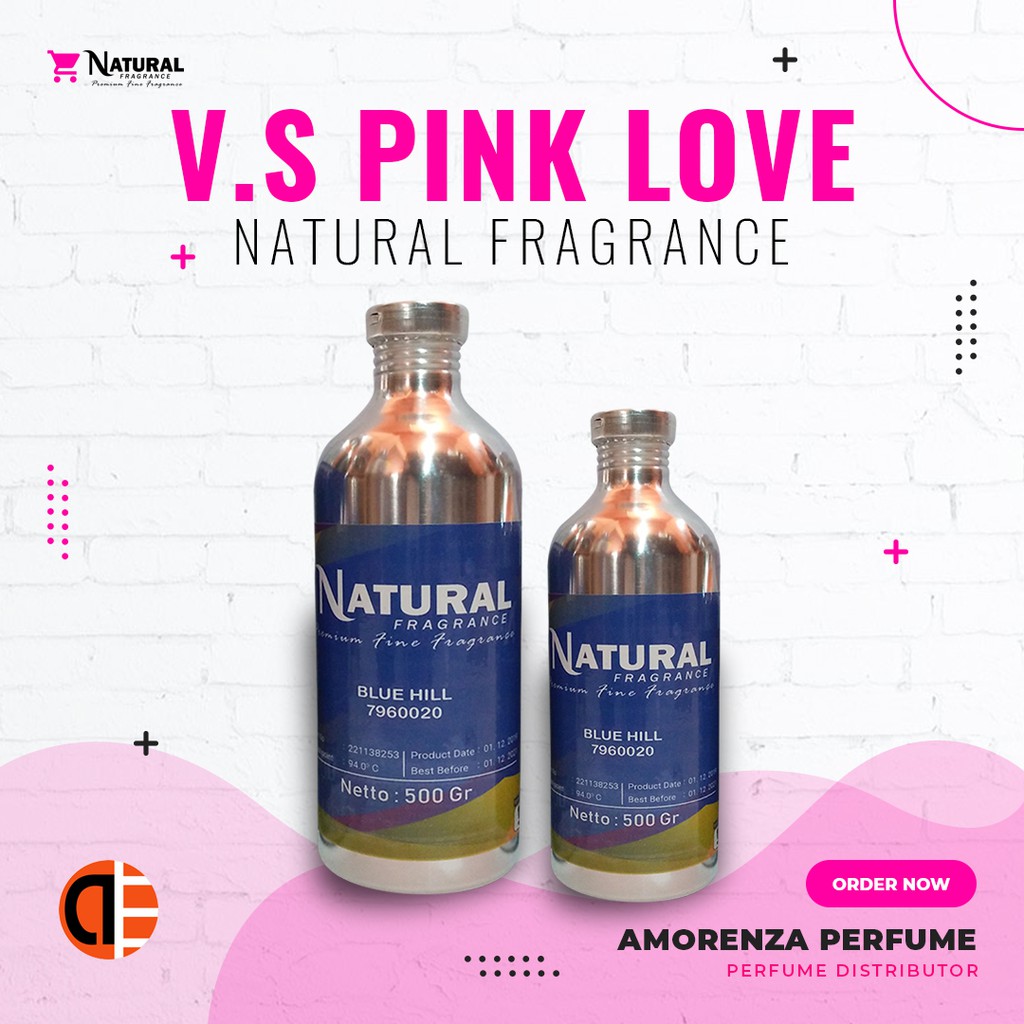 BIBIT PARFUM MURNI VICTORIA PINK LOVE - PINK LOVE NATURAL FRAGRANCE SEGEL PABRIK