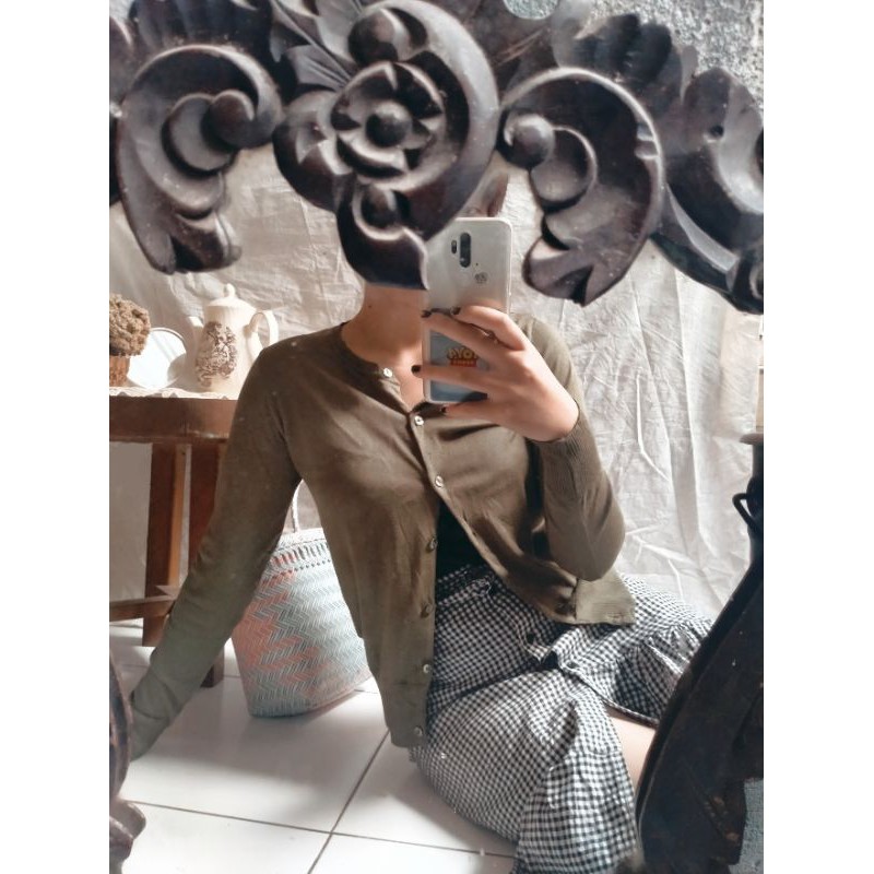 Army Cardi Vintage