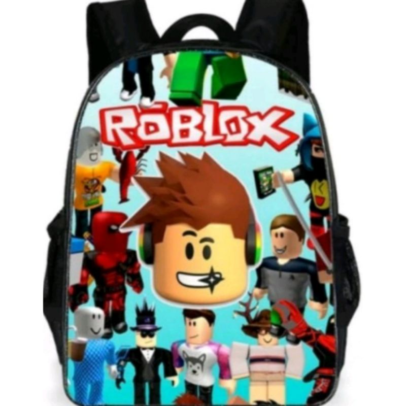 BRED.ID Tas Ransel Sekolah Anak Laki Laki Dan Perempuan PAUD TK SD KARAKTER PRINTING ROBLOX